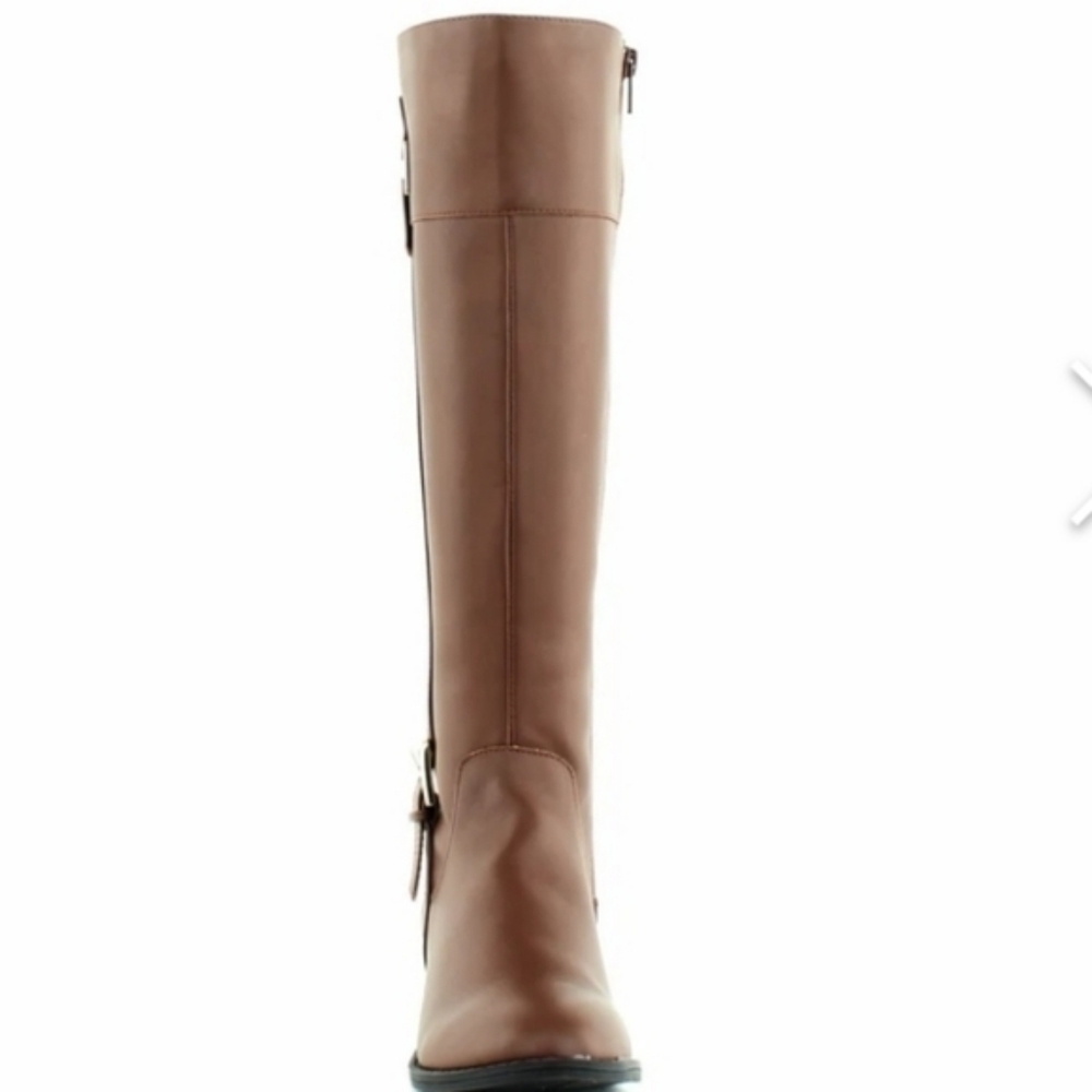 Karen Scott Deliee Cognac Riding Boots - Picture 4 of 16